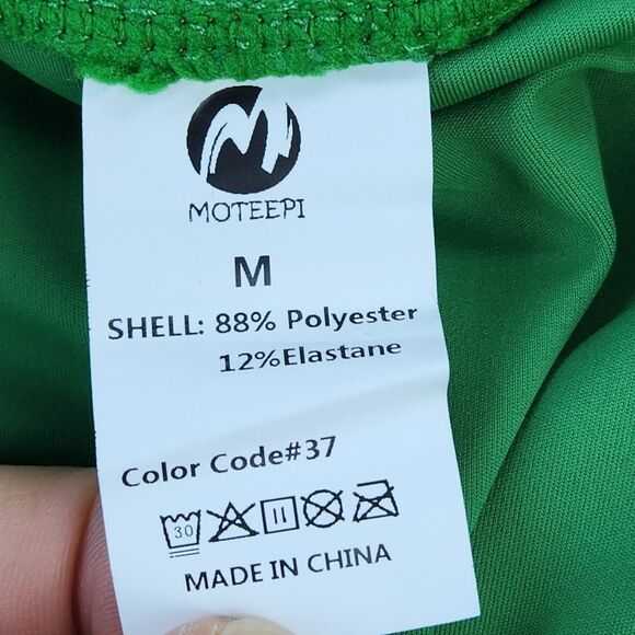 ⏭️NWT Green Athletic Cropped Sleeveless Top & Skort Set Medium - Picture 12 of 12